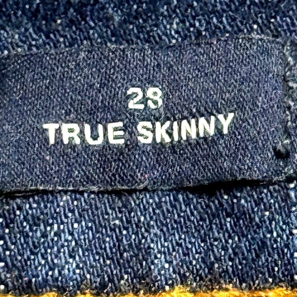 Gap True Skinny Denim Jeans Size 23 - Picture 6 of 7